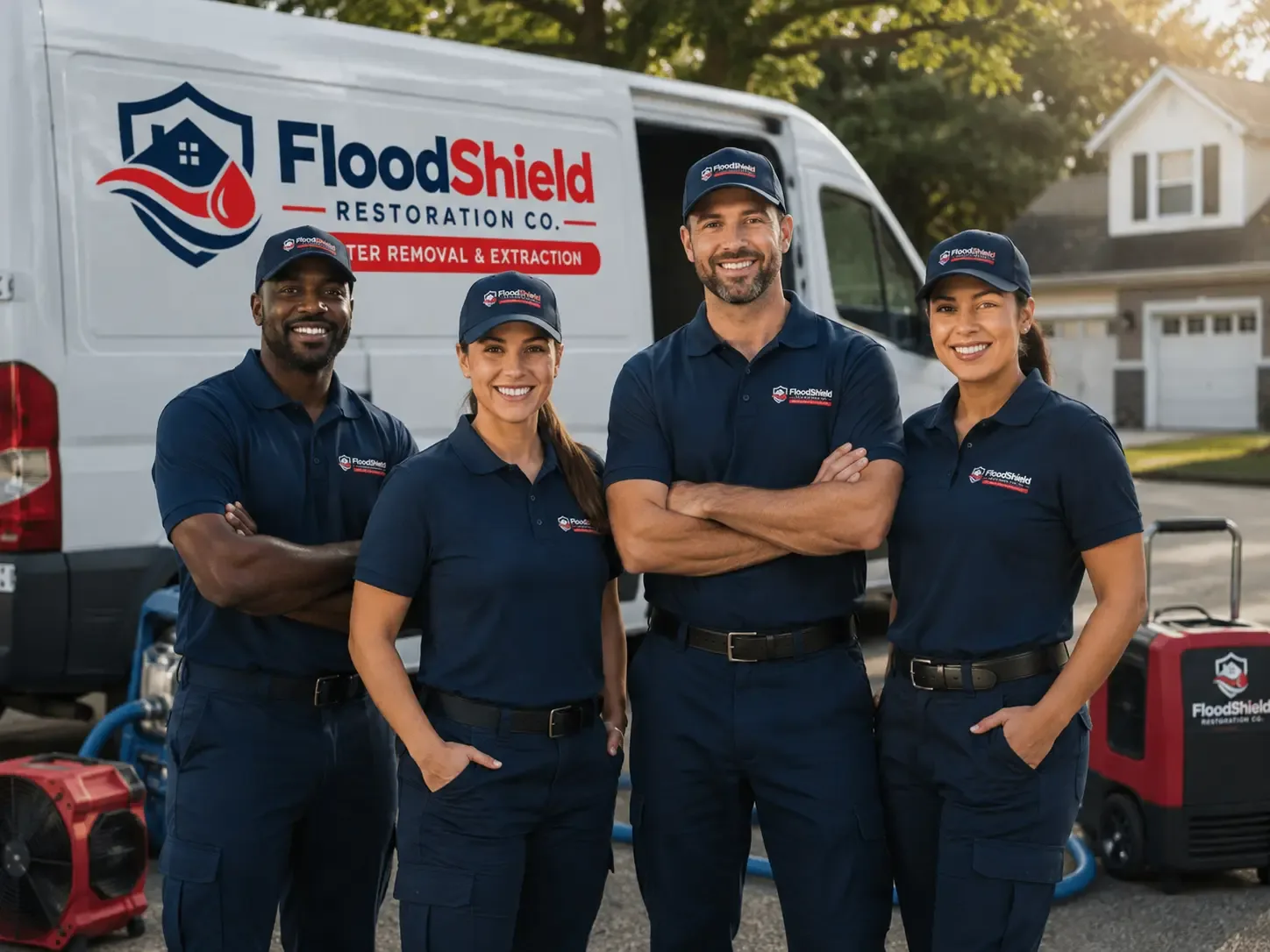 Flood Damage Restoration company in Rock Creek, OH